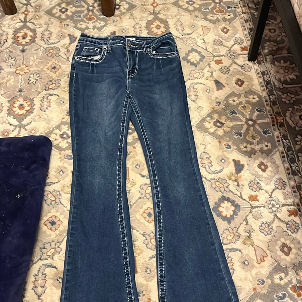 Bamboo bootcut jeans